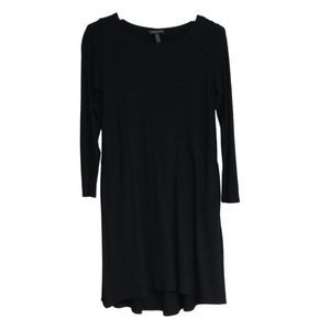 Eileen Fisher Black Long-sleeve Dress, Petite Small